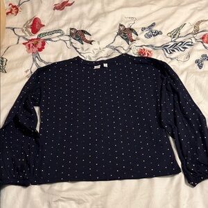 GAP Kids Navy Top with Multicolor Dots